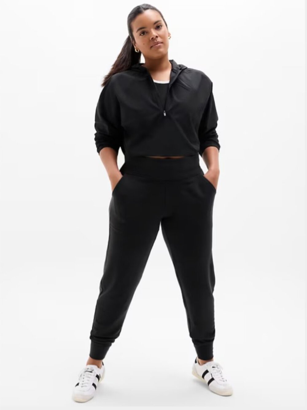 Athleta Black Coaster Luxe High Rise Jogger - Size 22
